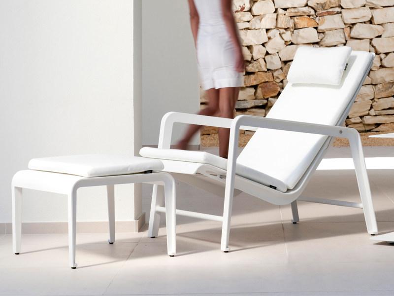 TRIBÙ Прямоугольная подставка для ног из алюминия Mirthe 07490 - Вид №4