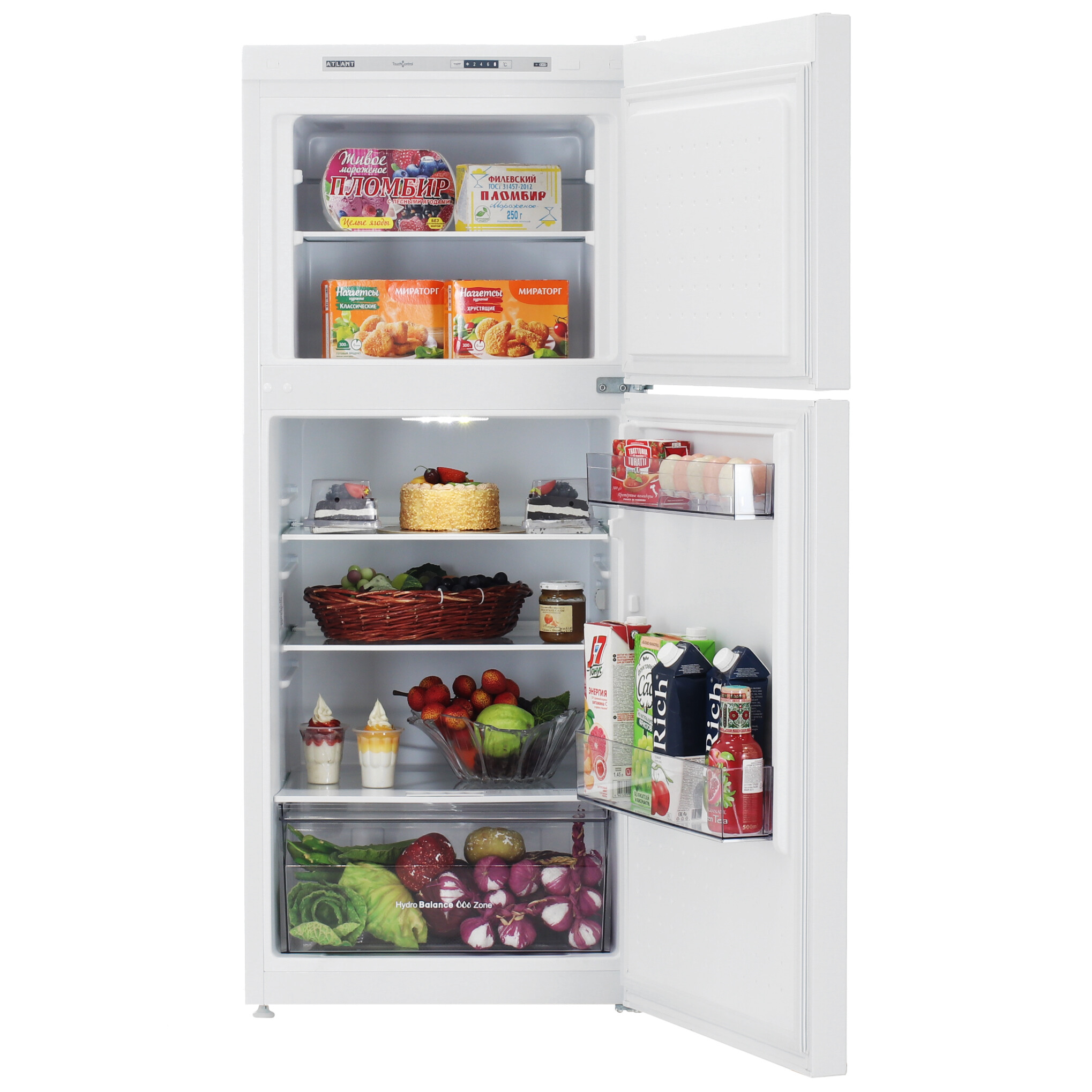 5489827 Холодильник с морозильником   ATLANT ХМ-3608-109 белый STDN-0104716 - Вид №5