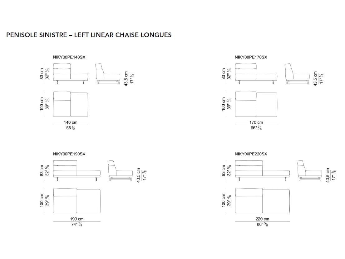 4-местный кожаный диван i 4 Mariani Niky ARCH-00026221 - Вид №3