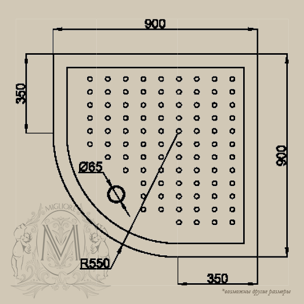20421 Душевой уголок Migliore Diadema - Вид №3