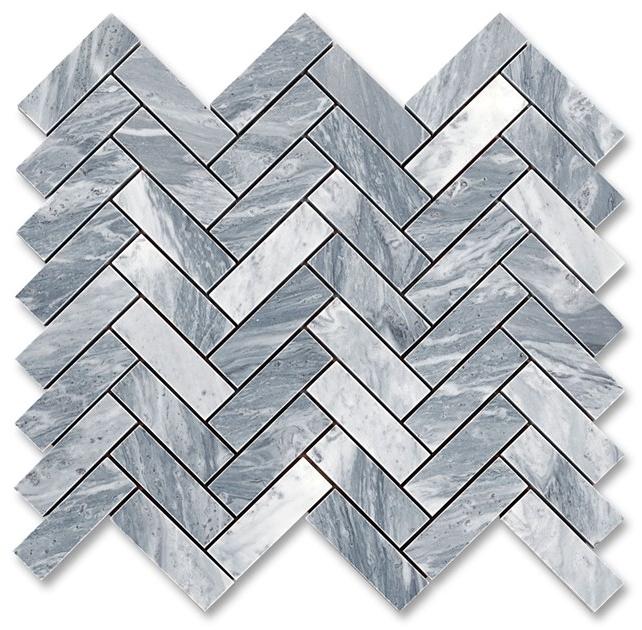 Ideamarmo Мраморная мозаика Бардиглио Taylor Tlr 1001 - Вид №1