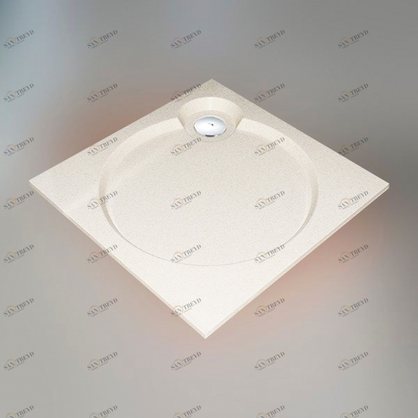 Душевой поддон 100X100X2 СМ Q-БЕЖЕВЫЙ GUTEWETTER Shower trays 100X100X2СМQБЕЖЕВЫЙ