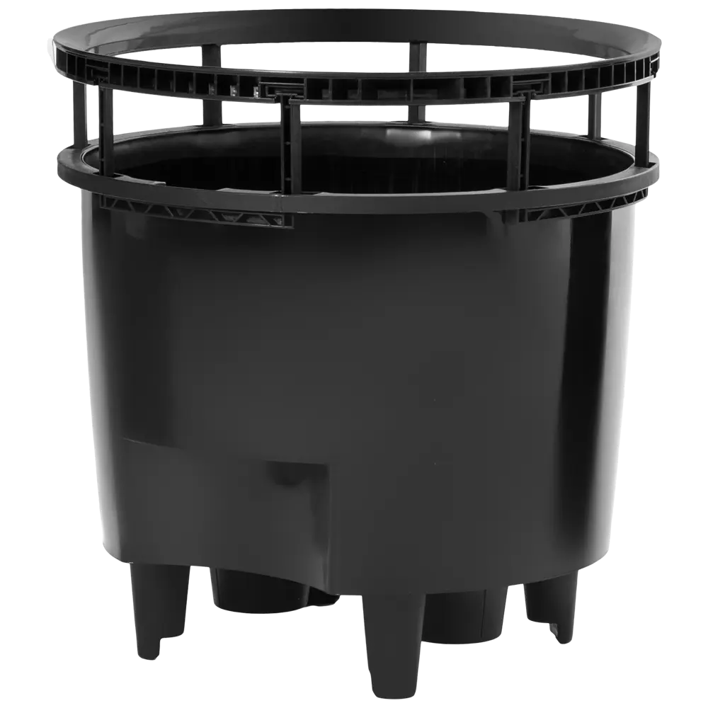 Кашпо Oladom Deluxe Ø43.5 h39.5 см v26 л пластик черный с автополивом 89446361 STLM-2052915 Santreyd - Вид №2