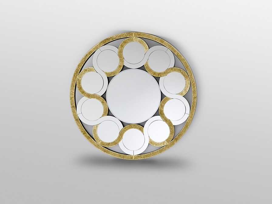 109213 Зеркало золотое 120Ø Schuller Zendaya  - Вид №1