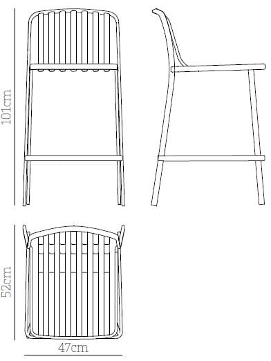 Стальной стул BABEL D Kano ARCH-00073211 - Вид №6