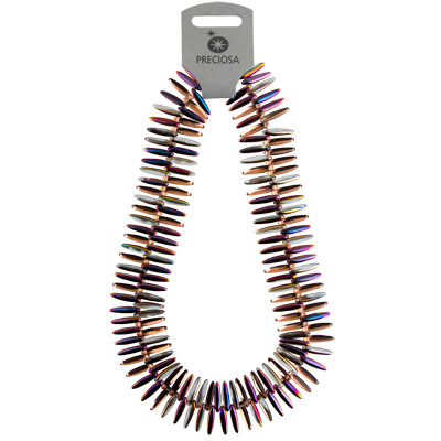 112-01-340 Бусина Чехия на нитях 5 x 16 мм 154 шт PRECIOSA 