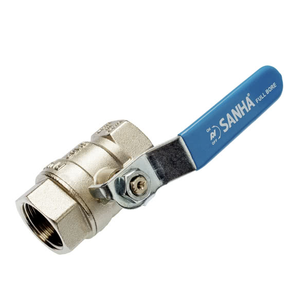 18800MS2 SANHA 8800MS кран шаровый, ВР, латунь 2 мм  - Вид №1