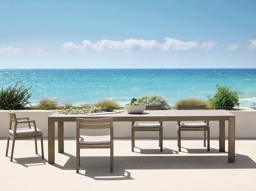 Ethimo Прямоугольный садовый стол из тика Costes Cota0100 - Вид №1