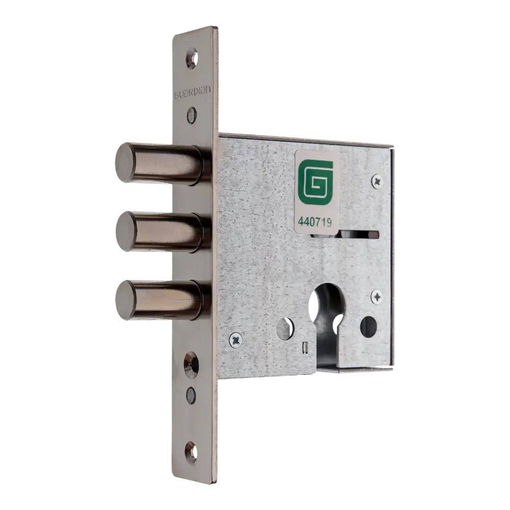 Врезной замок ГАРДИАН-1201 с хромированным покрытием 82391222 STLM-0026254