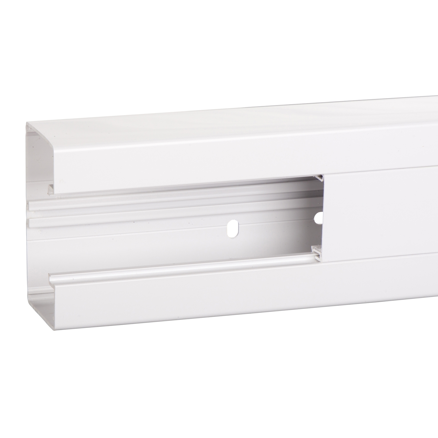 ISM10200P КОРОБ 95Х55ММ С КРЫШКОЙ OL45 ПВХ RAL9003 Schneider Electric Электромонтажная система OPTILINE 45 