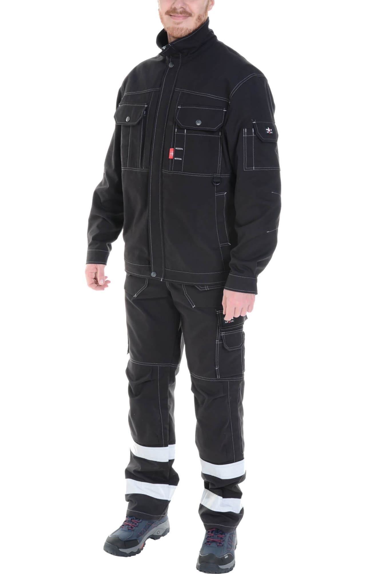 62591 Куртка  черная Union Space  Летняя спецодежда  размер 52-54/170-176  - Вид №9