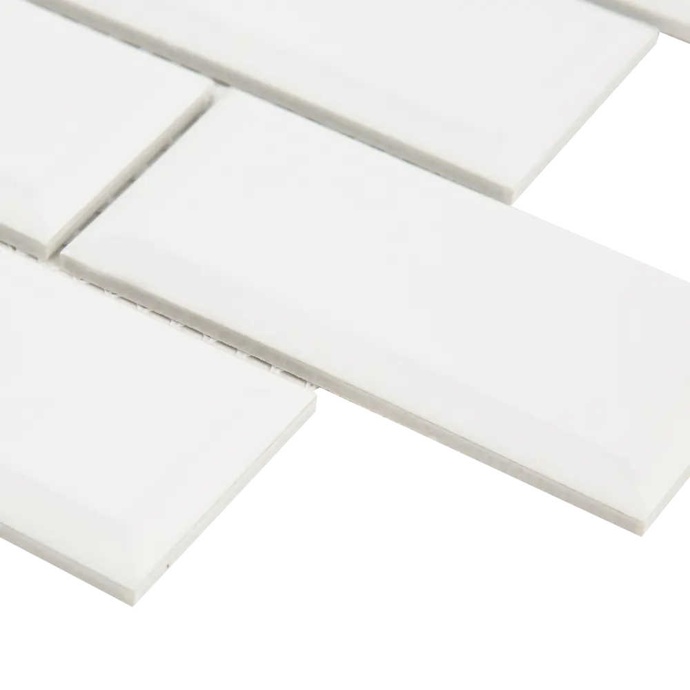 Мозаика Artens белая керамическая 29×29 см для интерьера 18877960 Керамика STLM-0013381 - Вид №3