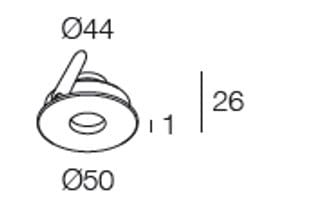 Круглый утопленный прожектор DGA STAR 3 ARCH-00012125 - Вид №1