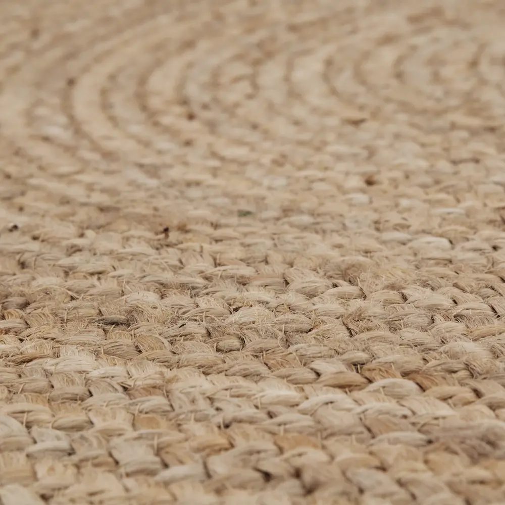 Круглый джутовый ковер INSPIRE Nils натурального цвета диаметр 100 см 82063309 STLM-1049535 - Вид №4