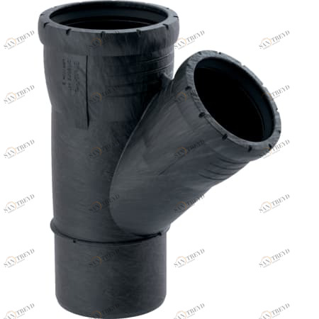 GEBERIT 393.636.14.1 Тройник Geberit Silent-Pro 45° 