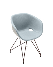 Uni-Ka 596M Кресло с каркасом из стальной проволоки. Обивка из полипропилена. Et al. Uni-ka