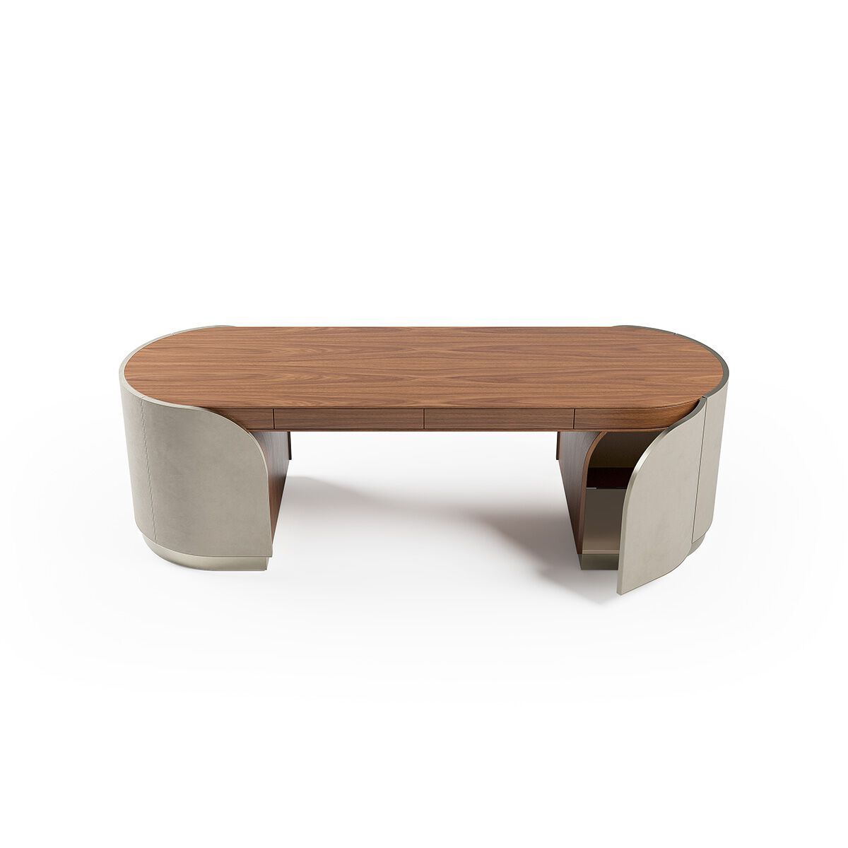 Кожаный стол с ящиками Capital Collection Duna ARCH-00048606 - Вид №11