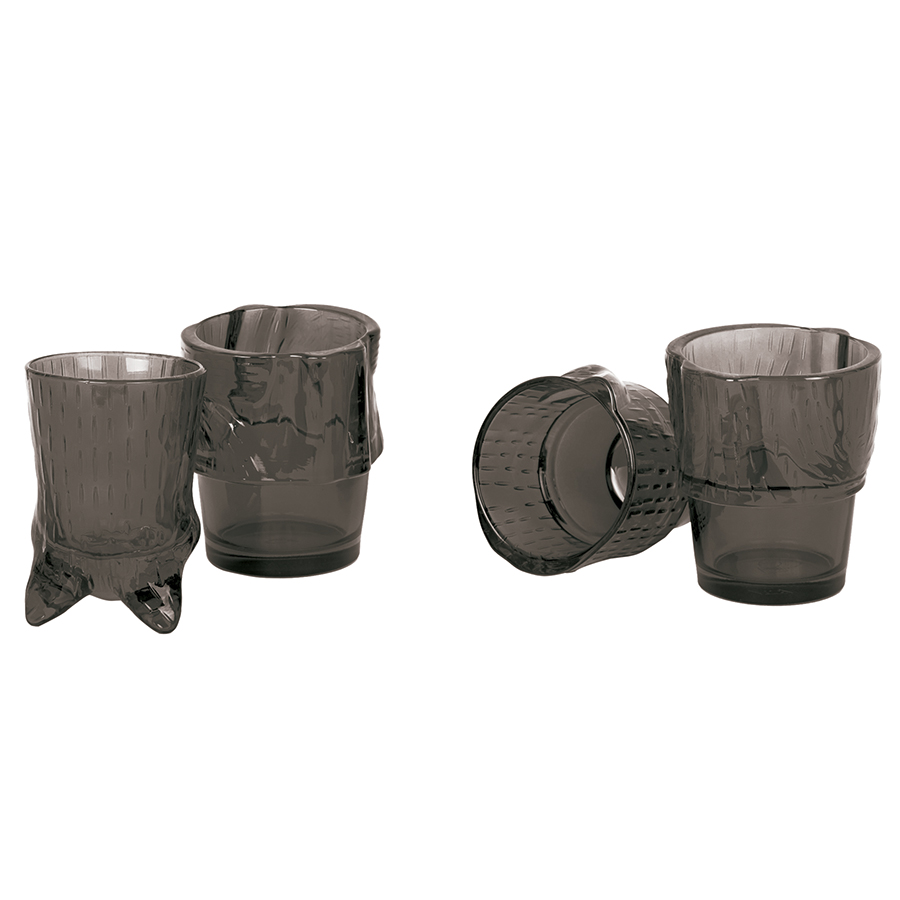 DYKITGLBK Набор из 4 стаканов kitty, черный Doiy  - Вид №3