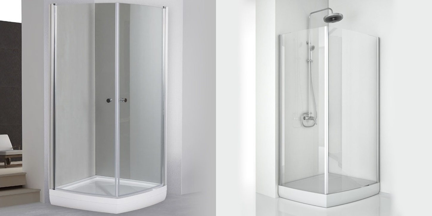 Душевой уголок Aquanet IVA NK1222 100x90 R, прозрачное стекло 0018321000183650 - Вид №1
