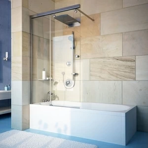 Шторка на ванну 95x160 GV-862 GUTEWETTER SLIDE PEARL