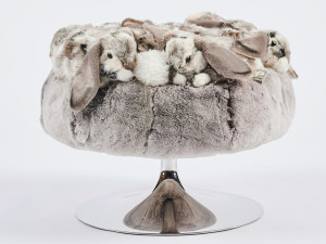 Полиэстер круглый пуф