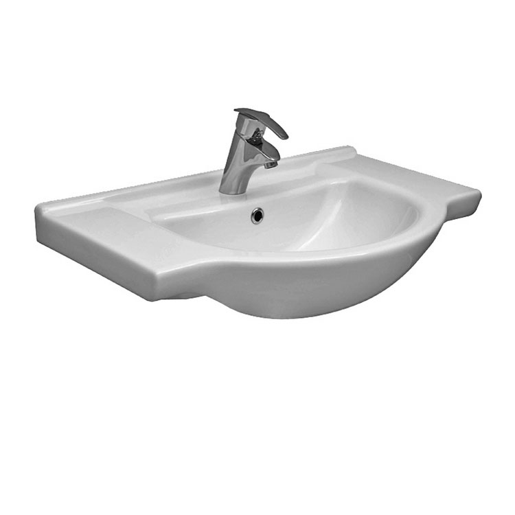 1542  1542 Умывальник с половинной столешницей 65x48см Eca 