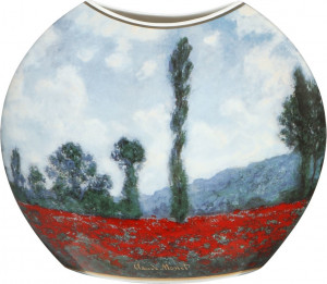 10638399 Goebel Ваза "Маковое поле" 20см MONET Фарфор