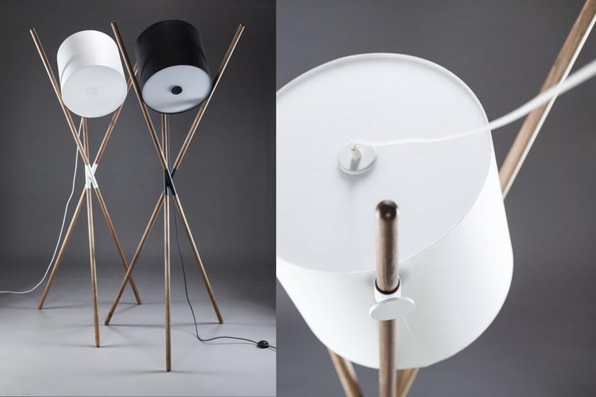 Artisan Регулируемый деревянный светодиодный торшер Shift Lashxxyy - Вид №9