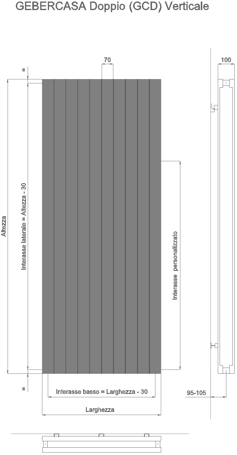Geber Radiatori Настенный стальной радиатор с порошковым покрытием Geber casa sun-id-1354201 - Вид №6