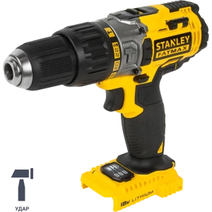 Дрель-шуруповерт аккумуляторная ударная Stanley Fatmax FMC625B-XJ, 18 В Li-ion, без АКБ