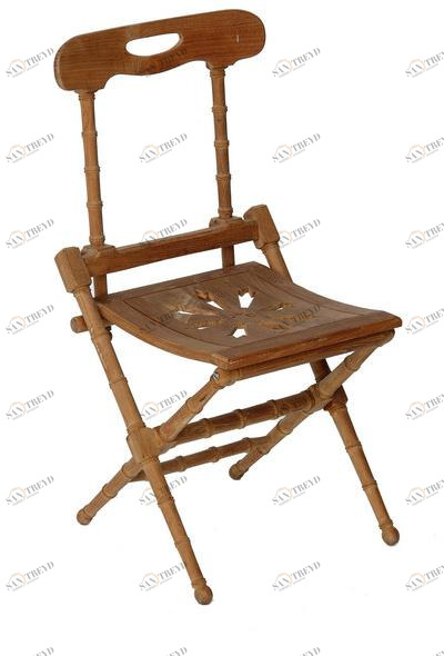 ASTELLO Садовый стул из тика Clématite sun-id-1448869