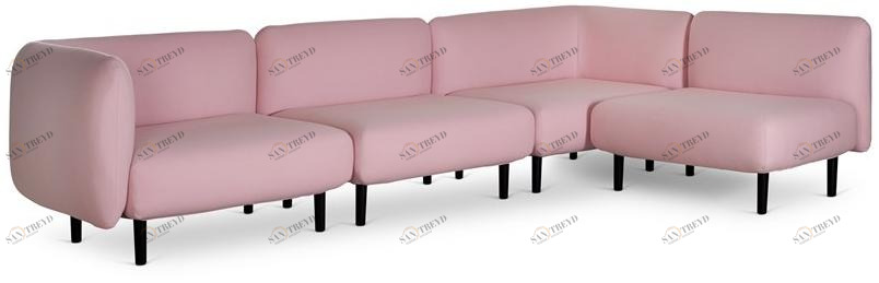 SOFTLINE Модульный угловой диван Elle sun-id-1481107