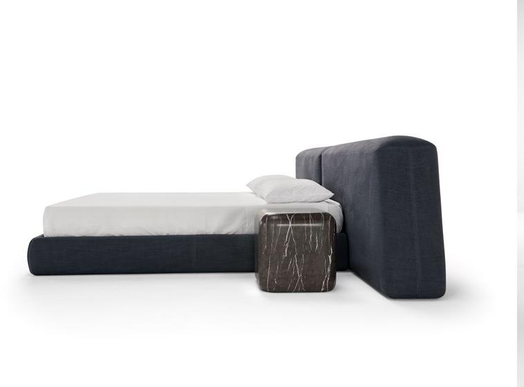 AMURA Двуспальная кровать из ткани с мягким изголовьем Lapis Am073.365 - Вид №7