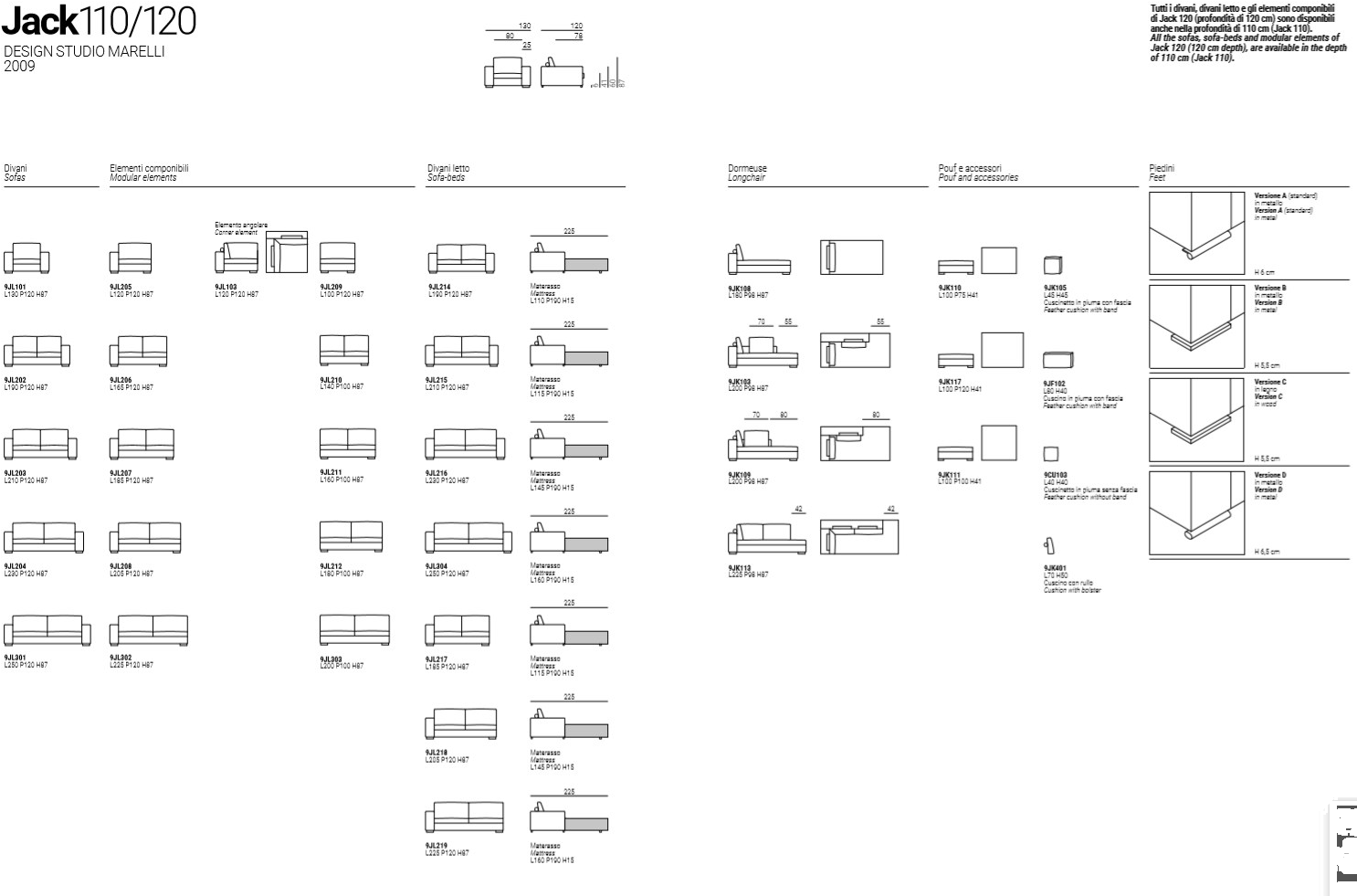Marelli 3-х местный диван Jack sun-id-1389962 - Вид №8