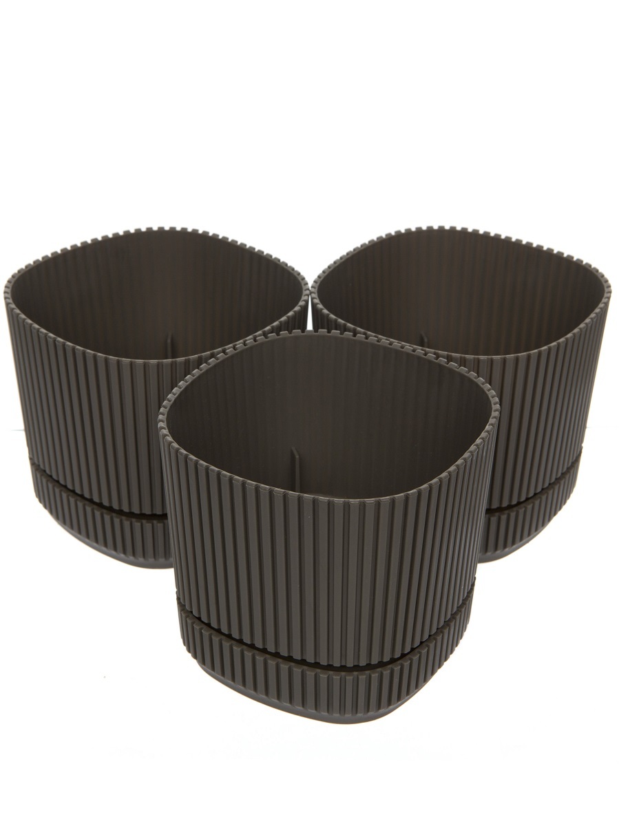 Горшок для цветов Milo 0.6L Brown NAVAKO 16130 - Вид №3