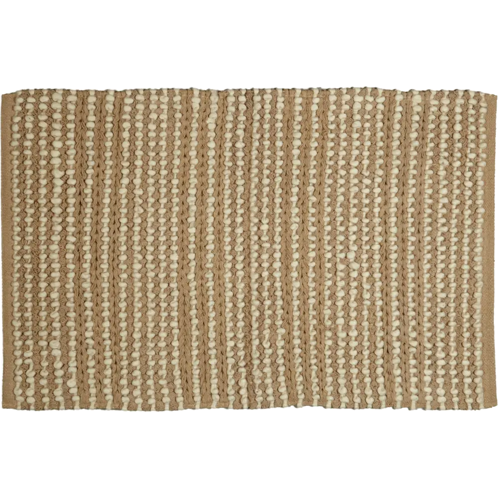 Коврик Inspire декоративный хлопок CARU 60x90 см цвет бежевый 85077947 STLM-2094749 