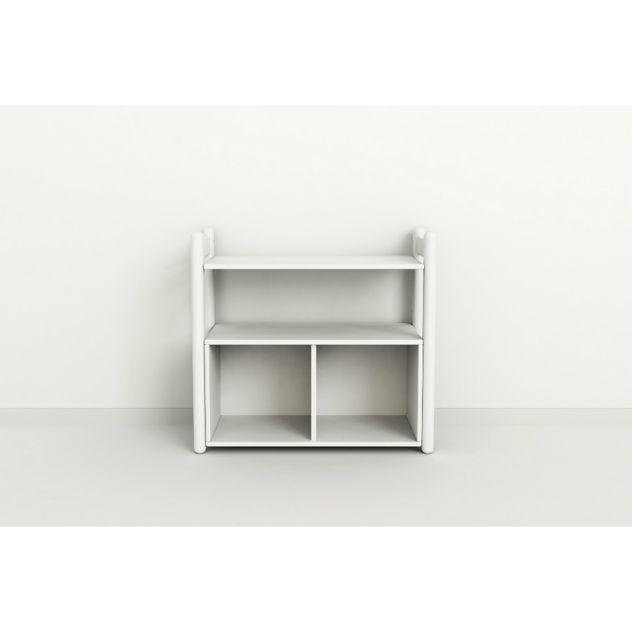 Гарнитур Mini A, 1 полка и 1 книжный шкаф, белый Flexa 812620340 - Вид №1