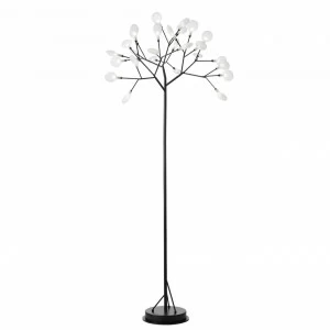 Торшер светодиодный 180х80 см черный с белым Riccardo SL411.425.27 ST LUCE ФЛОРИСТИКА 00-3889411 Белый;черный