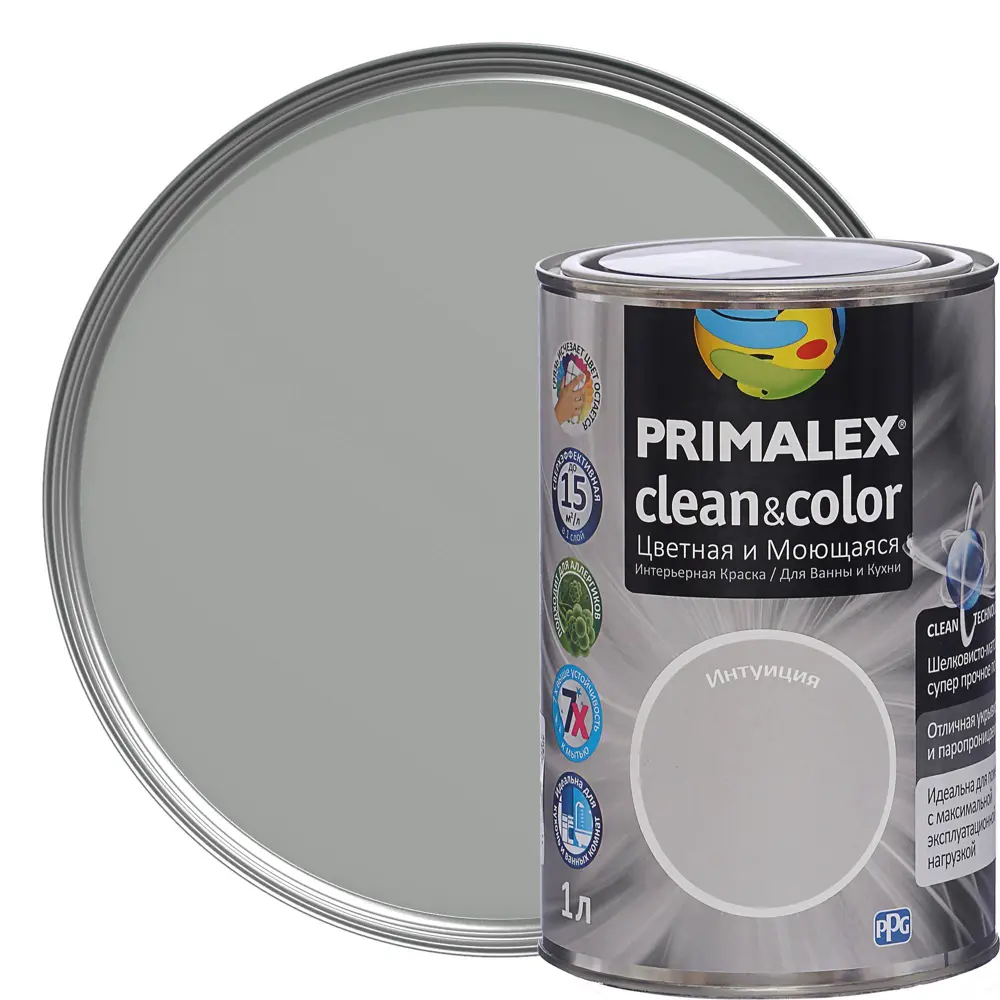 Краска PR-X Clean&Color 1 л Интуиция PRIMALEX STLM-2008441