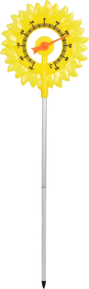 Уличный термометр GARDEN SHOW «Подсолнух» для дома и дачи 82874094