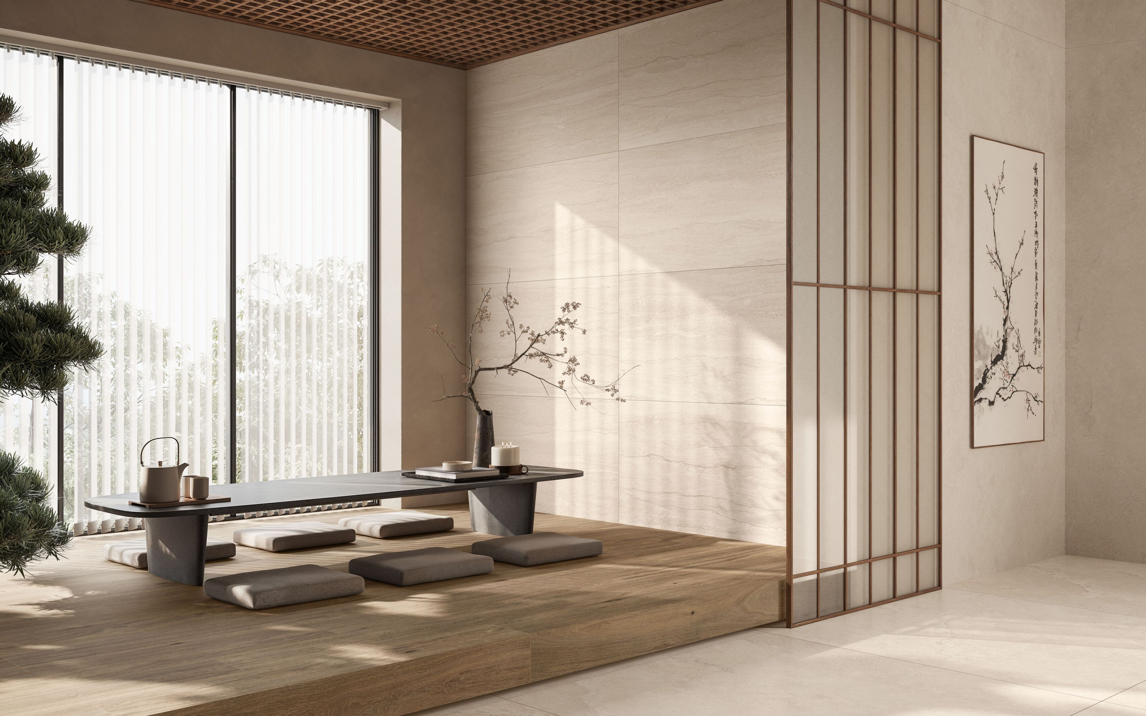 Пол / облицовка керамогранита с эффектом камня VitrA Bathrooms NATURALUX ARCH-00147912 - Вид №2