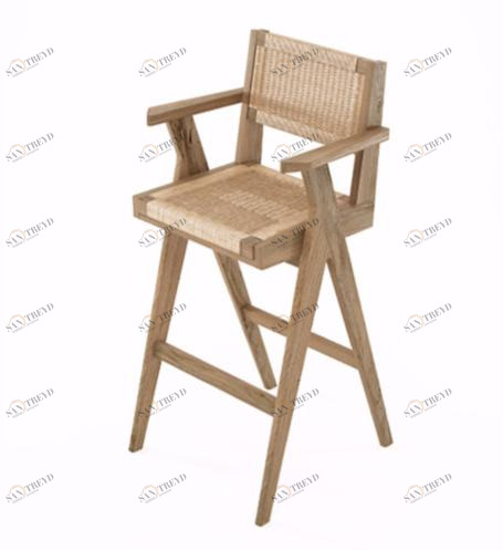 KARPENTER Стульчик для кормления с подлокотниками из веревки и дуба Tribute Tb10-o