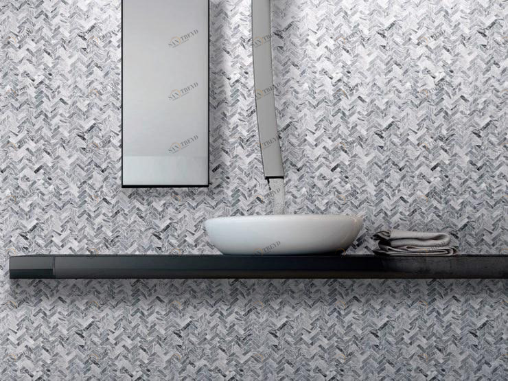 Ideamarmo Мраморная мозаика Бардиглио Taylor Tlr 1001