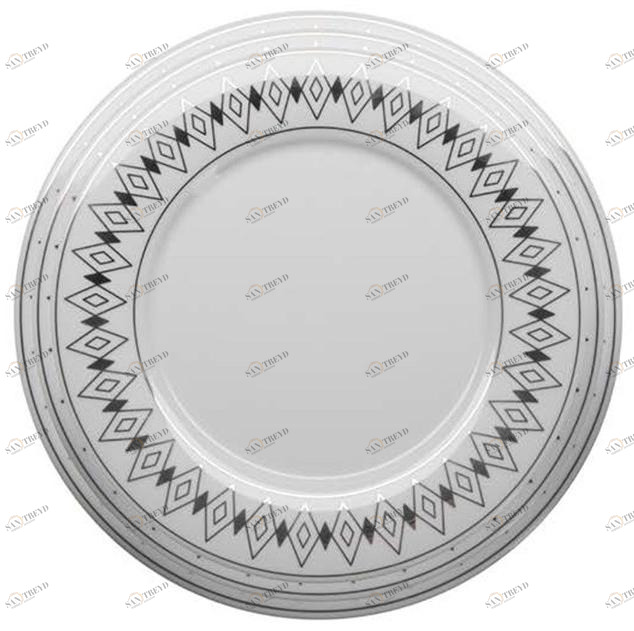 Officine Gullo Набор фарфоровых тарелок sun-id-1349802