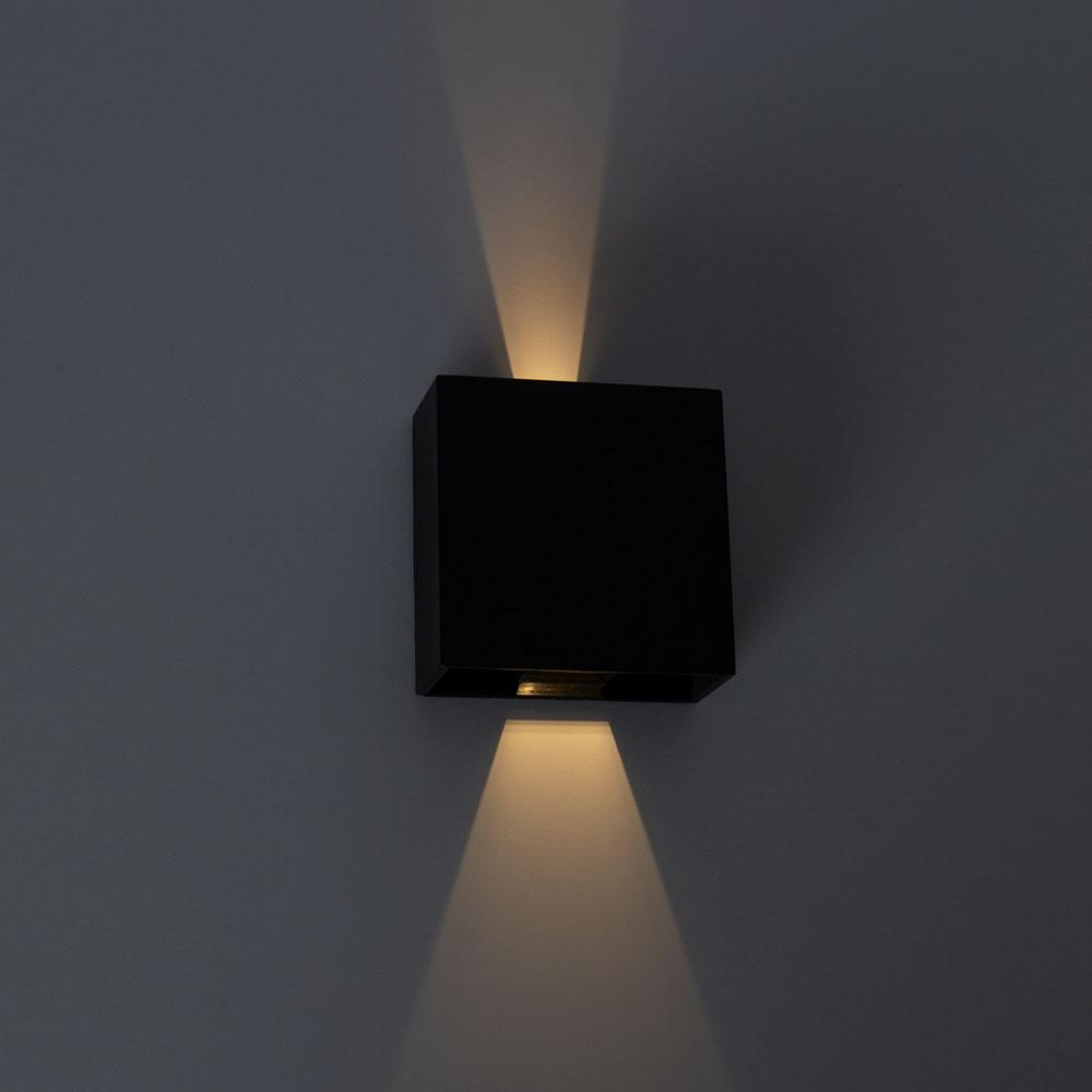 Уличный настенный светодиодный светильник черный Arte Lamp Algol A1445AL-1BK ARTE LAMP ALGOL 00-3898489 Черный - Вид №1
