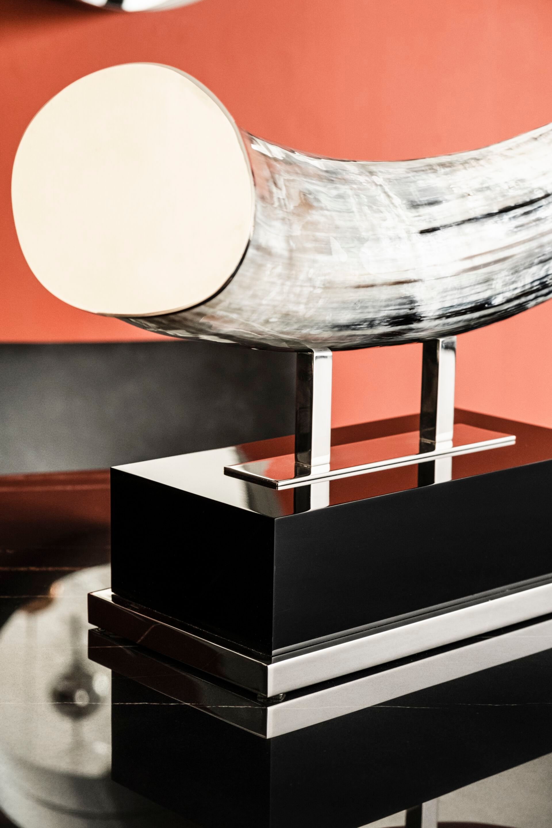 Скульптура из рога и латуни Zanchi 1952 ZHID01BNNK ARCH-00082750 - Вид №2