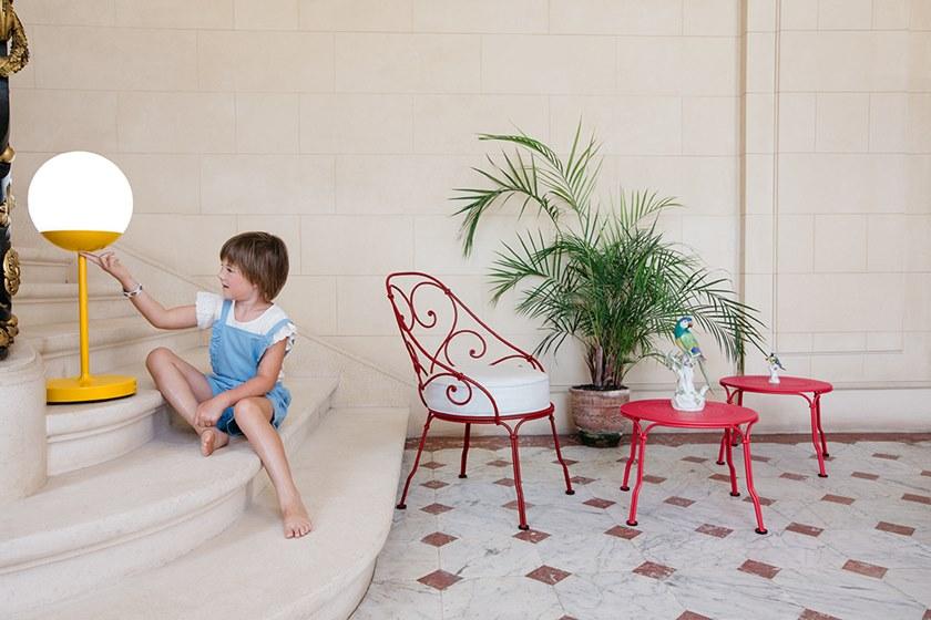 Fermob Садовый столик круглый из стали 1900 2233  - Вид №2