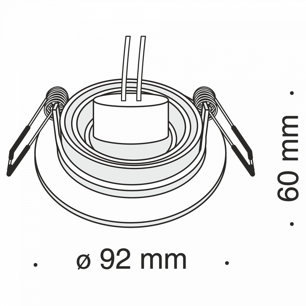 Встраиваемый спот белый Technical Atom DL023-2-01W TECHNICAL DOWNLIGHT 00-3957180 Белый  - Вид №5