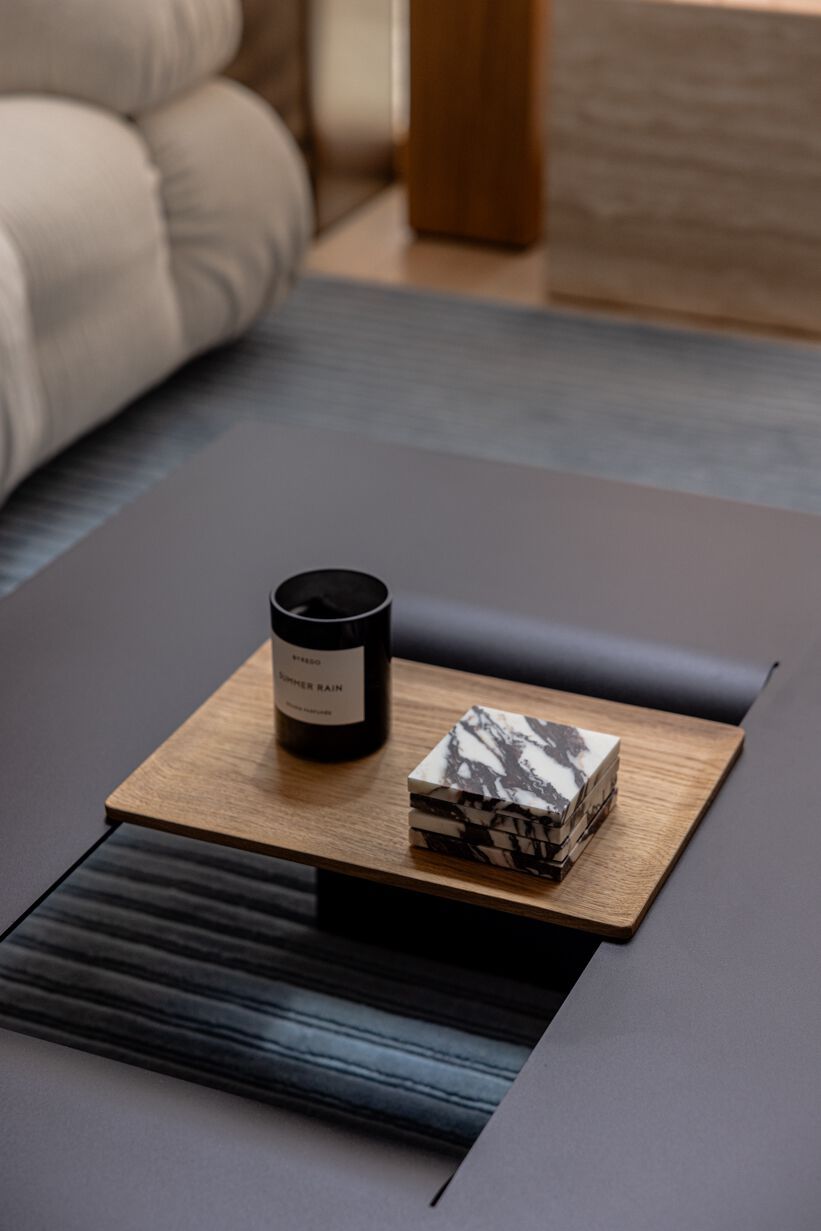 Низкий журнальный столик из листового металла Metallbude CUT ARCH-00111188 - Вид №60