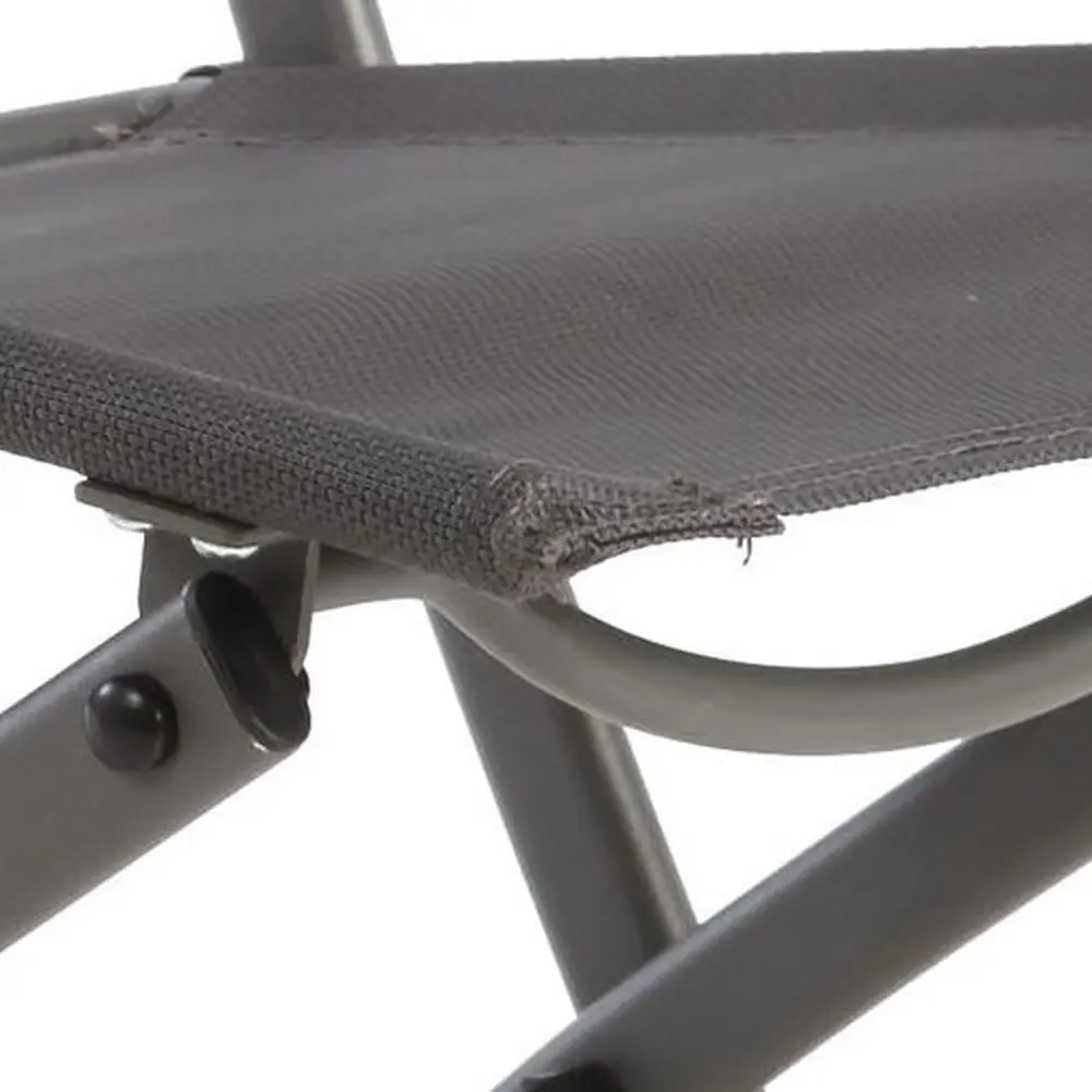 Стул садовый складной серый, 420x830x520 мм, металл/ткань NATERIAL STLM-2053686 - Вид №1